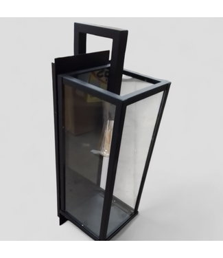 47721 Modern Geometric Black Outdoor Wall Sconce