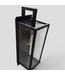47721 Modern Geometric Black Outdoor Wall Sconce