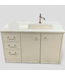 47727 White Floating Vanity Sink Top & Faucet 41"