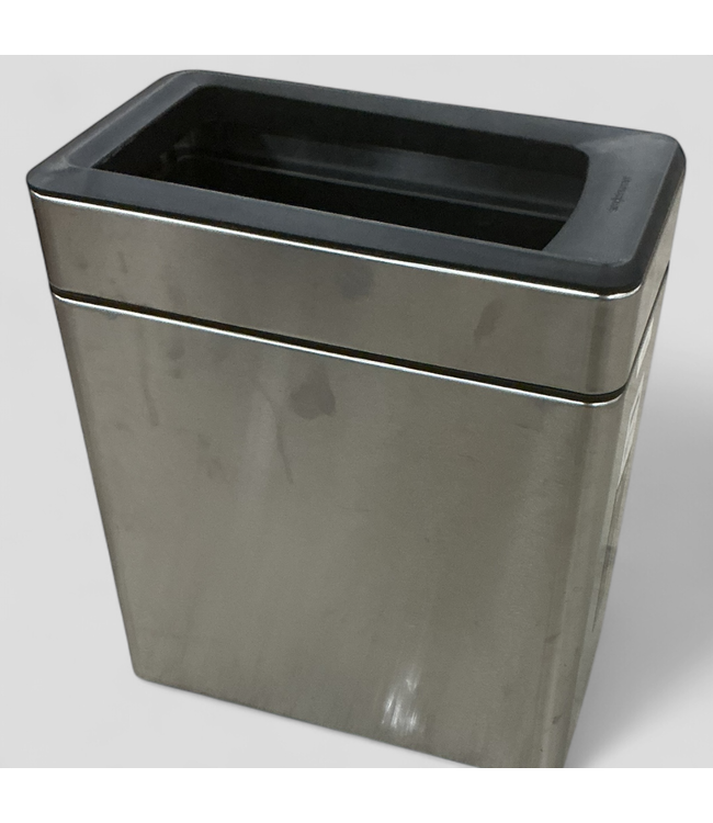 47741 Simple Human Stainless Steel Trash Can 10L