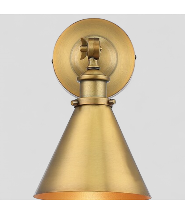 47743 Savoy House Glenn Brushed Brass Wall Sconce