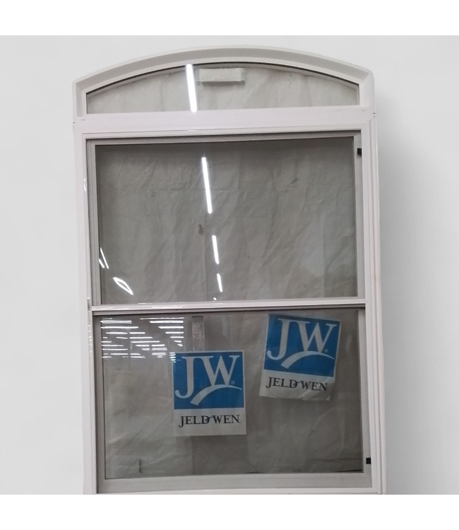 47751 Jeld-Wen Arched Top White Vinyl Window 48"W