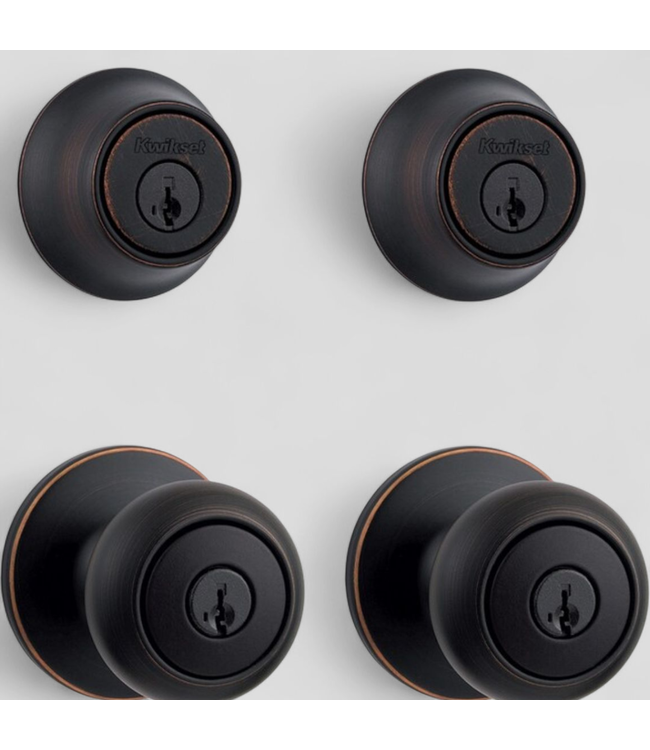 47754 Kwikset SmartKey Security Lockset Combo Pack