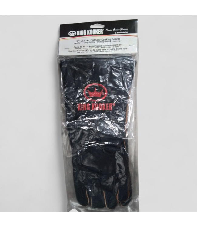 47756 King Kooker 16-inch Leather Cooking Gloves