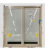 47769 Pella Taupe Sliding Patio Door w/Mini Blinds 71" x 79"