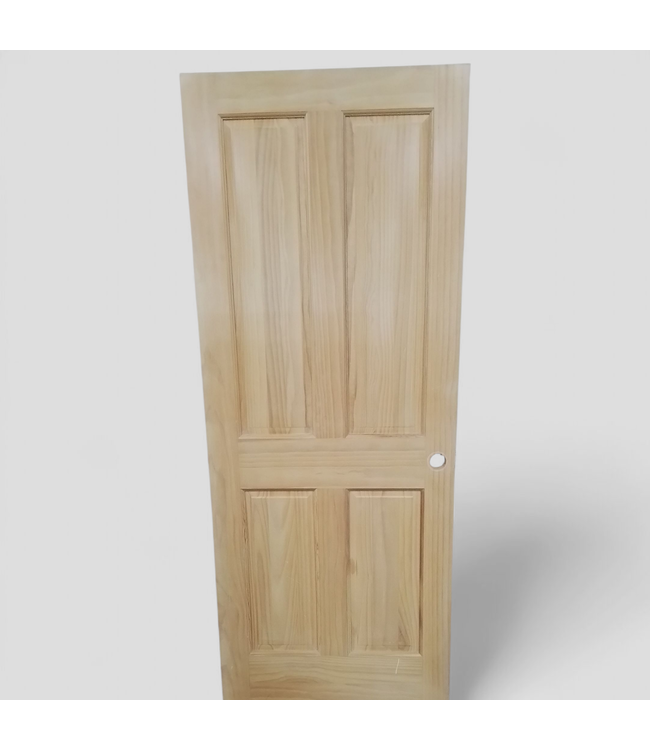 47781 4 -Panel Wood Grain Interior Door 32" x 80"