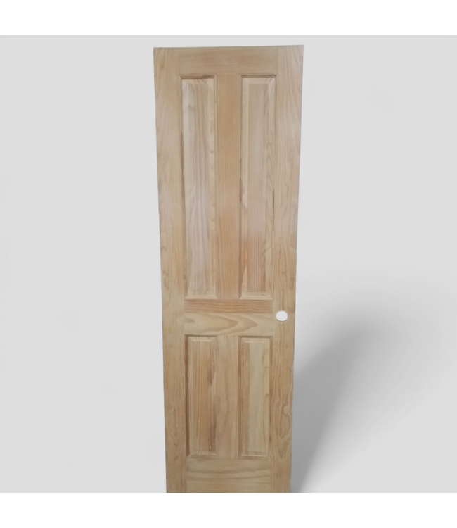 47788 4 -Panel Wood Grain Interior Door 24"W x 80"H