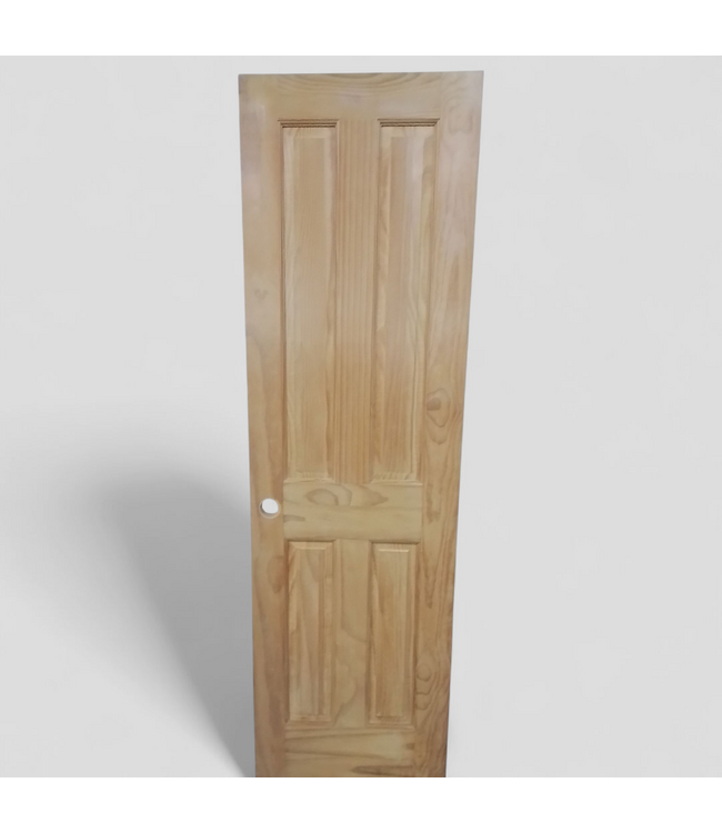 47788 4 -Panel Wood Grain Interior Door 24"W x 80"H