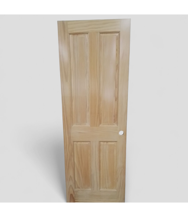 47790 4 -Panel Wood Grain Interior Door 28"W x 79.5"H