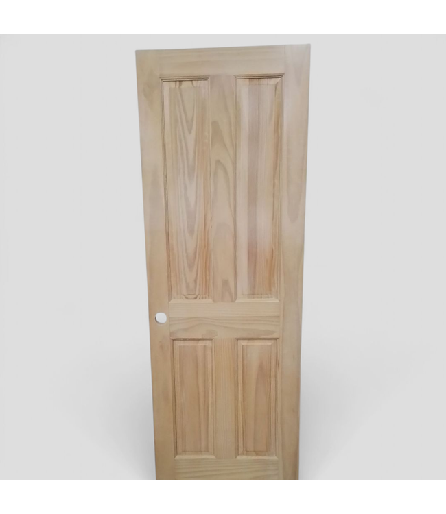 47795 4 -Panel Wood Grain Interior Door 28"W x 79.5"H