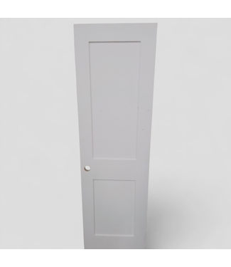 47797 White Shaker 2 -Panel Interior Door 24"W x 78.5"H