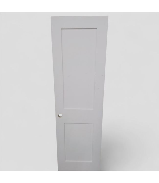 47797 White Shaker 2 -Panel Interior Door 24"W x 78.5"H