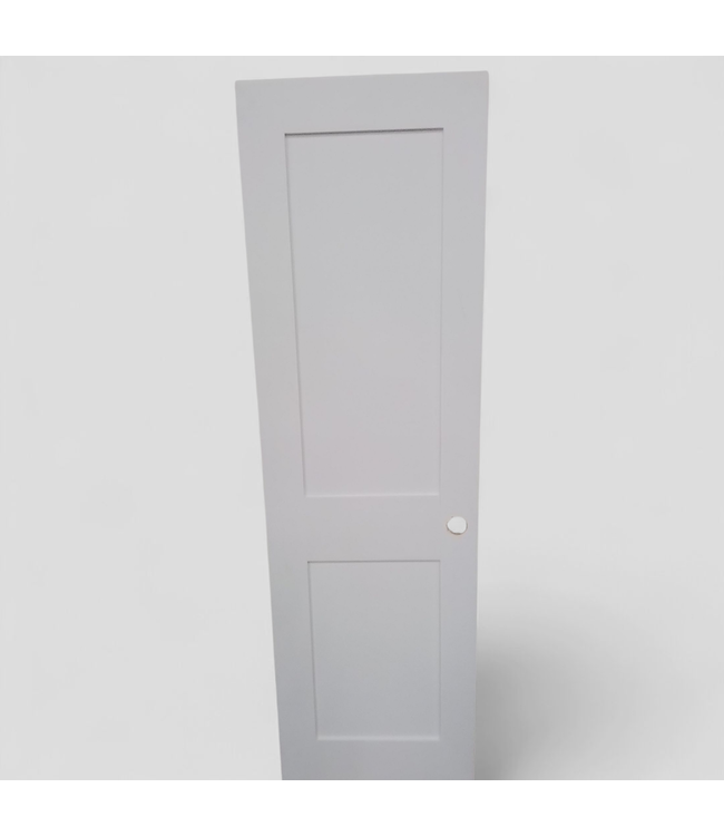 47797 White Shaker 2 -Panel Interior Door 24"W x 78.5"H