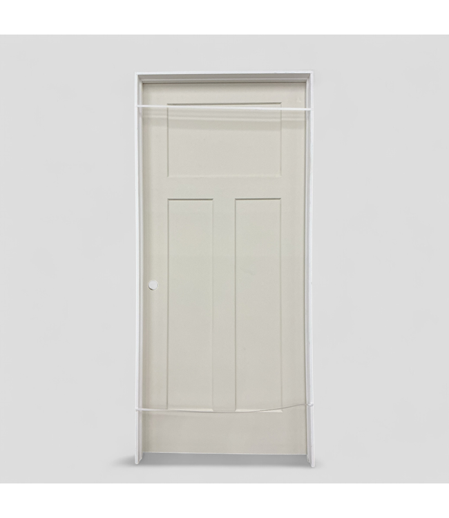 47804 Prehung Solid Core 3-Panel Interior Door 35.75"79.875"