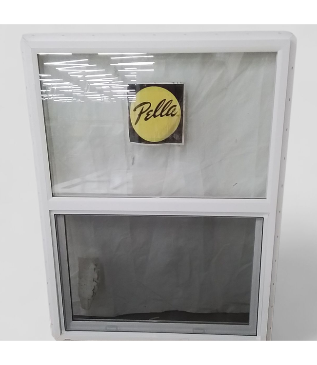 47815 Pella White Vinyl Vertical Sliding Window 35.5"W