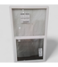 47816 Pella White Vinyl Vertical Sliding Window 35.5"W