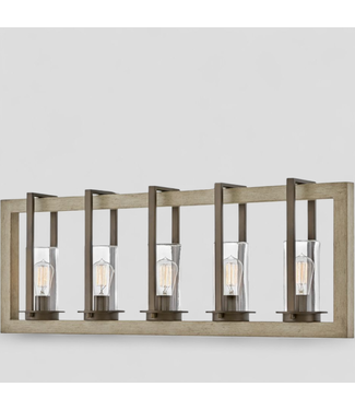 47821 Hinkley Riverwood 5-Light Linear Chandelier