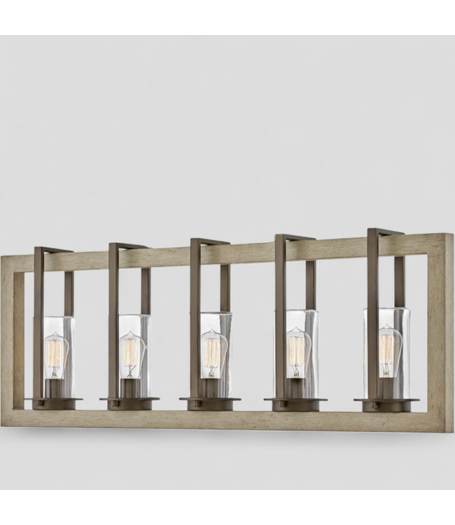 47821 Hinkley Riverwood 5-Light Linear Chandelier