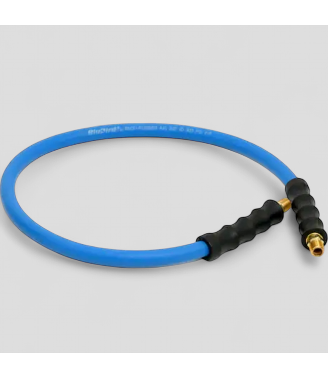 47836 Blue Bird Premium Rubber Air Hose Lead In 3' x 3/8"