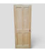 47842 4 -Panel 30" x 80" Wood Grain Interior Door