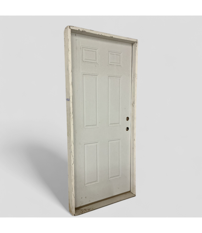 47827 Prehung 6-Panel Exterior Door 35.625" x 79"
