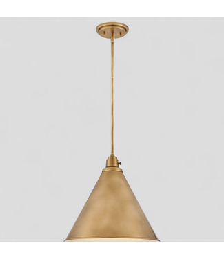 47848 Hinkley Arti Medium Pendant Heritage Brass Finish