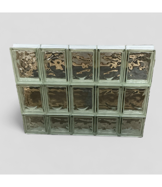 47855 Glass Block 3-Level 28.5"W