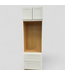 47873 White Tall Double Oven Cabinet 25.5"W x 86"H