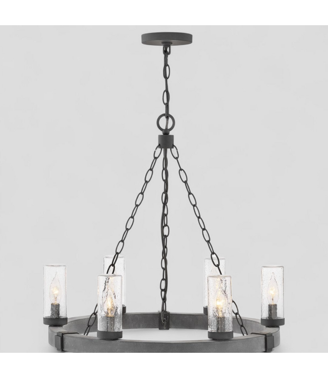 47878 Hinkley Sawyer Single Tier Outdoor Chandelier