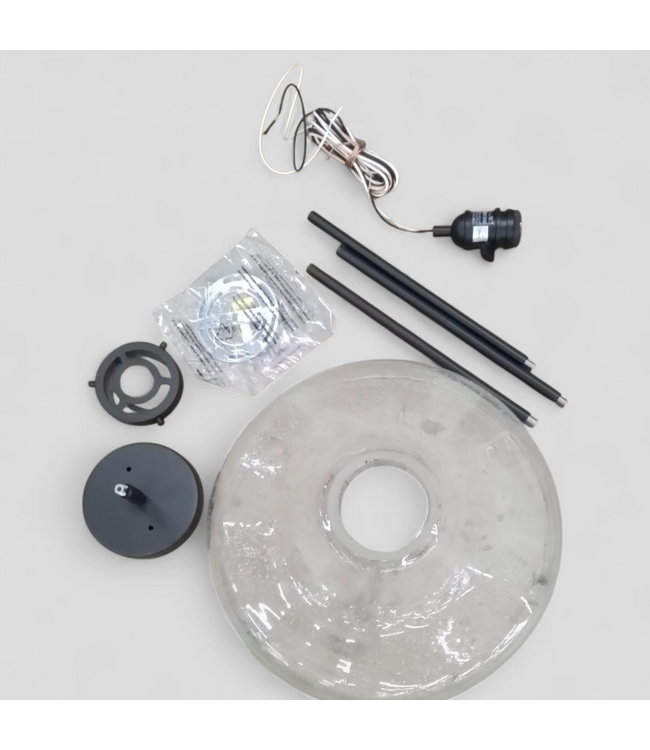 47880 Kichler Avery Black 1 -Light Pendant Ceiling Light