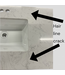 47863 Style Selections Holly Single Sink Vanity 36"W