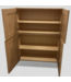 47892 Cashew Oak Stacked Upper Wall Cabinet 33"W