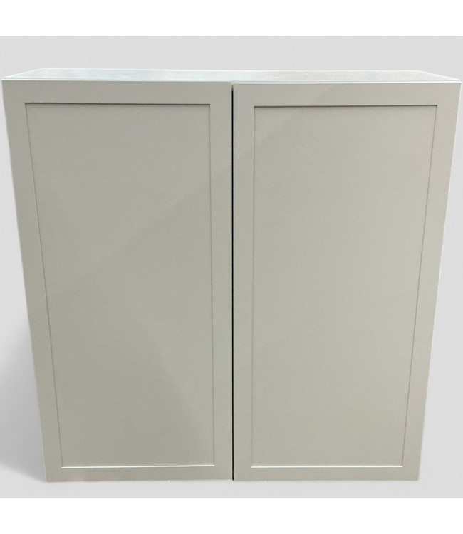 47893 Cotton White Upper Wall Cabinet 34.5"W