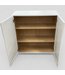 47893 Cotton White Upper Wall Cabinet 34.5"W