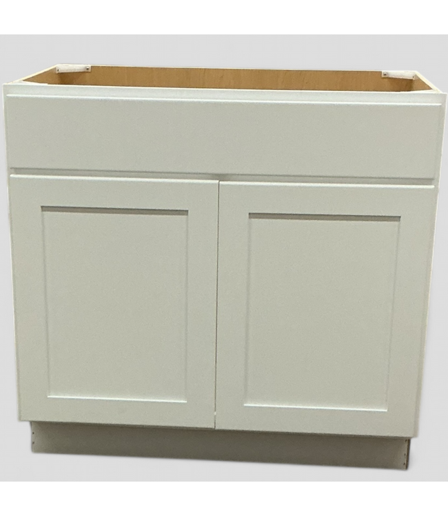 47895 Bright White Base Cabinet 35.375"W