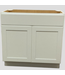 47895 Bright White Base Cabinet 35.375"W