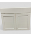 47897 Bright White Base Cabinet 35.375"W