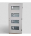 47900 Modern 4-Lite Pre-Hung Entry Door 36"W x 80"H