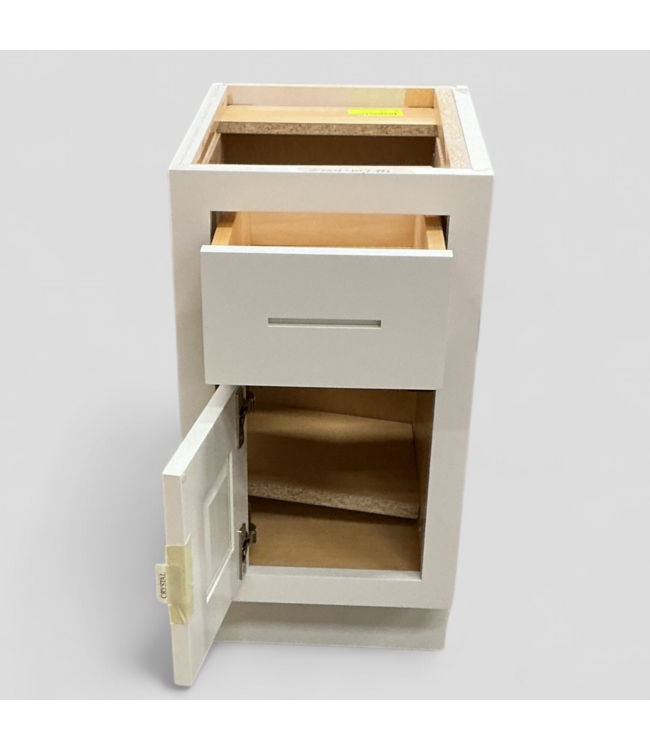 47887 Mini White Base Cabinet 12"W