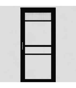 47907 Larson Black Split-Full View Storm Door 36" x 81"