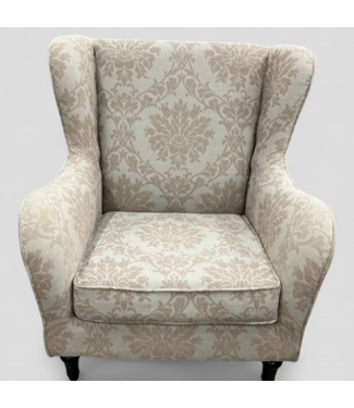 47913 Floral Wingback Arm Chair