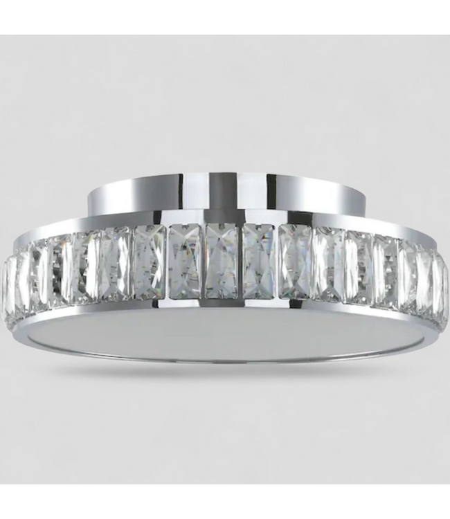 47943 Allen+Roth Willow 1-Light Flush Mount Light