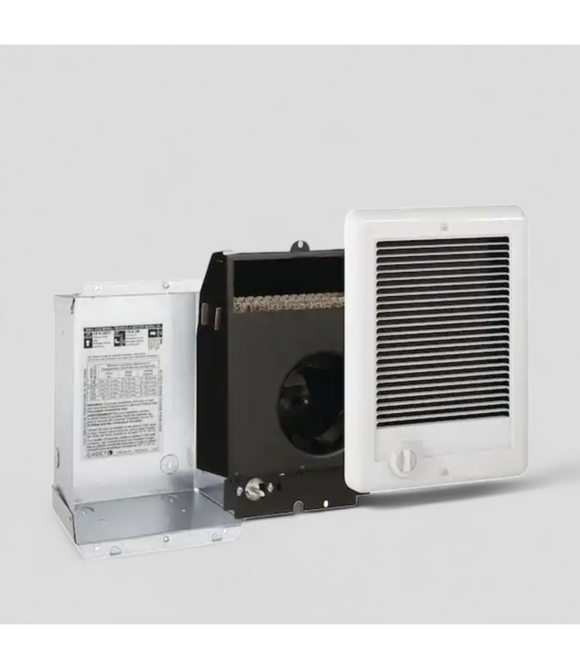 47946 Cadet White Com-Pak In-Wall Electric Fan Heater