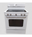 47953 GE Artistry Series White Electric Range 4.8 cu. ft.