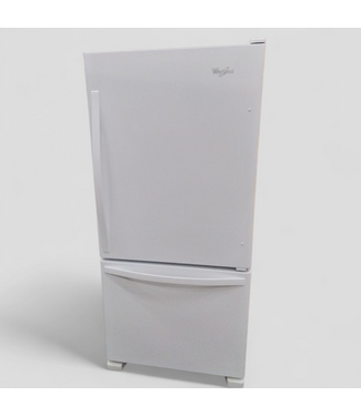 47954 Whirlpool White Bottom Freezer Refrigerator 18.7 cu.ft.