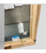 47950 Pella Casement With Blinds LH 32"W x 48"H