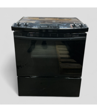 47957 KitchenAid Superba Black Electric Range