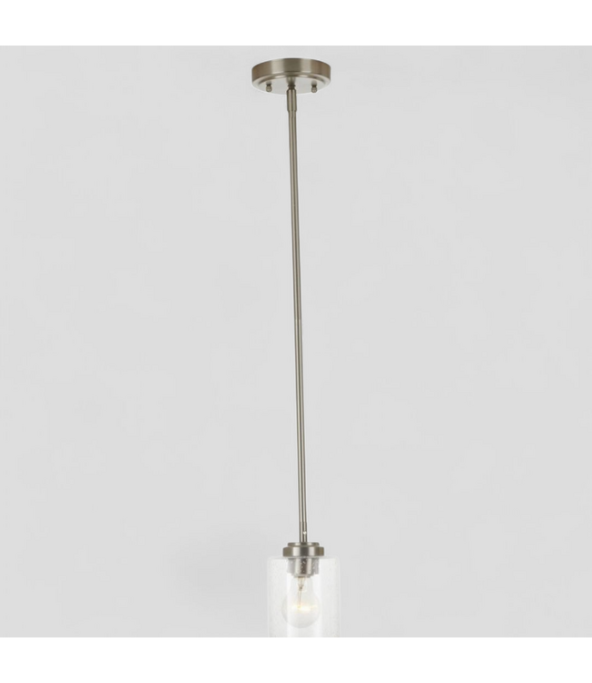 47964 Kichler Winslow Brushed Nickel Mini Pendant Light