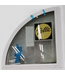 48004 White Vinyl Quarter-Circle Fixed Window 29.375" x 29.375"