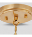 48022 Allen+Roth Graysea 1-Light Gold Pendant Light